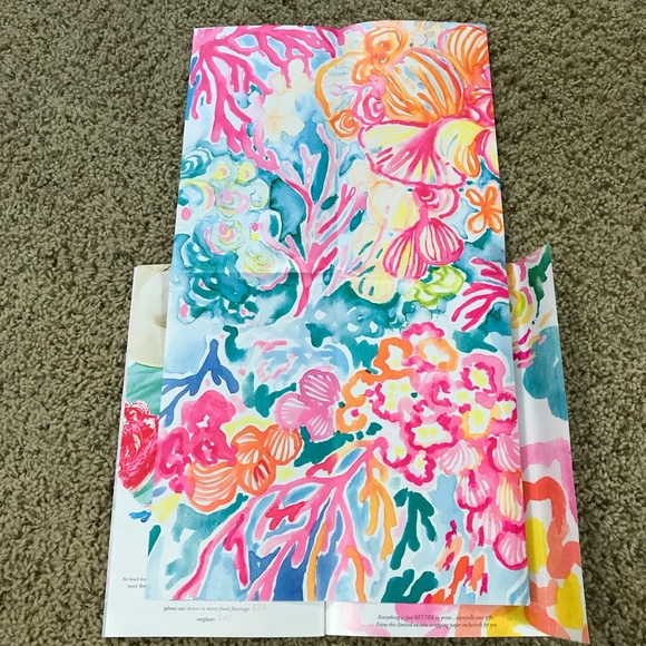 Lilly Pulitzer Party Supplies Lilly Pulitzer Catalog W Sheet Of